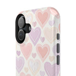 Pastel Heart Love MagSafe Impact-Resistant iPhone Case