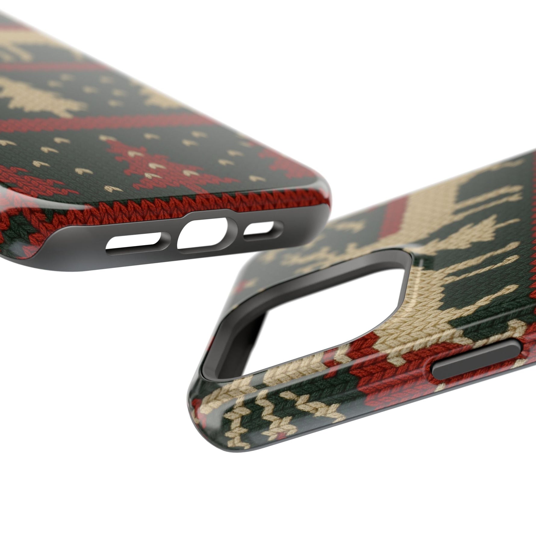 Holiday Reindeer Knit iPhone Case | compatible with MagSafe  Shamo's