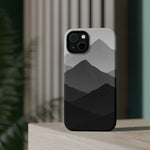 Monochrome Mountain Design iPhone Case | MagSafe  Shamo's