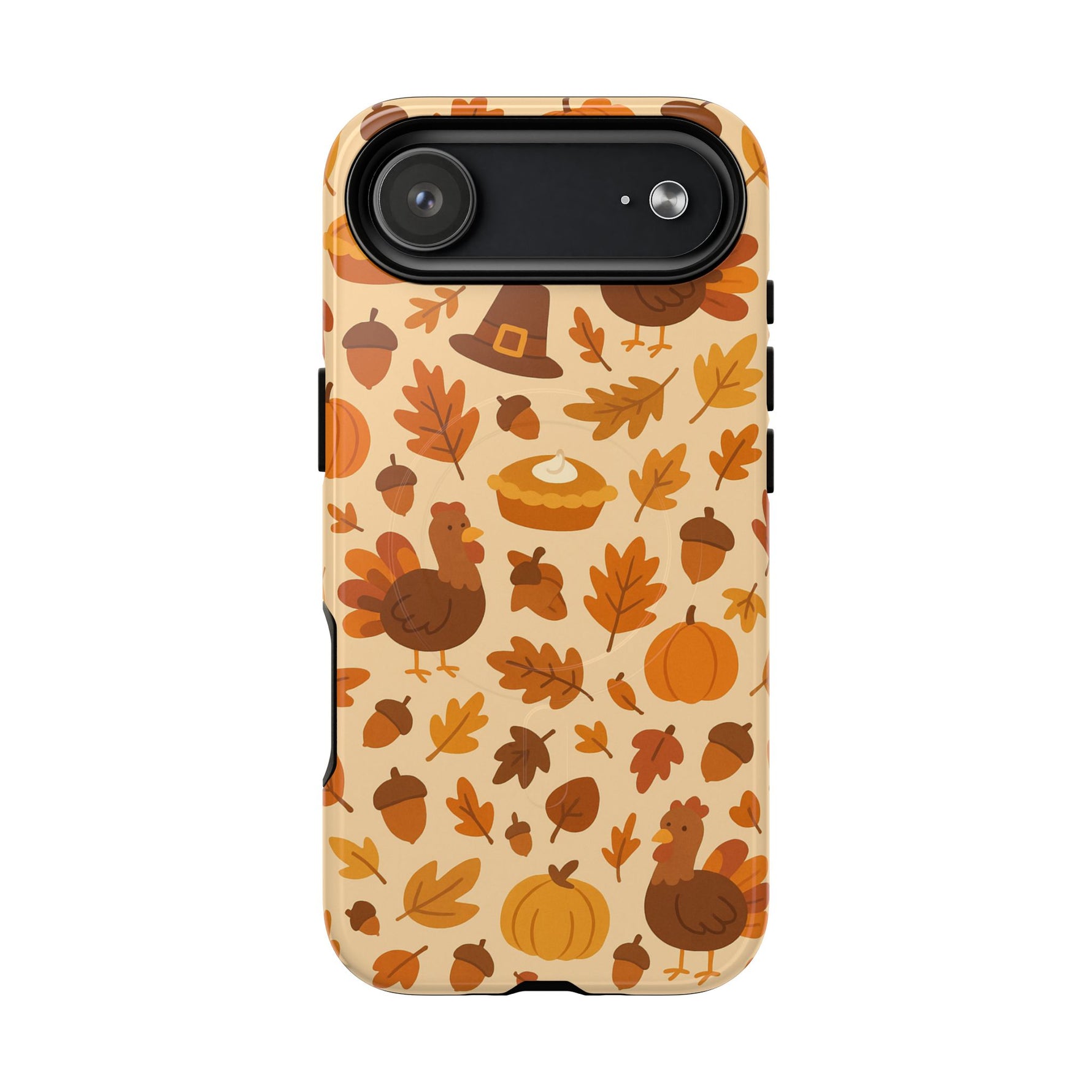 Thanksgiving-Themed Tough Magnetic iPhone Case | Compatible with MagSafe - Shamo's