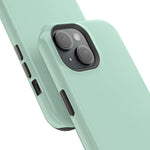Frosted Mint MagSafe Compatible Impact-Resistant iPhone Case