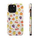 Cute Kawaii Fun Fruit Pattern Magnetic Impact-Resistant iPhone Case with MagSafe Compatibility
