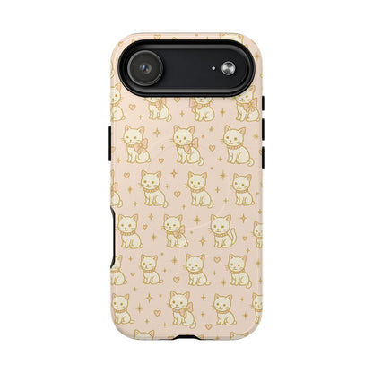 Cute Kawaii Cat Pattern iPhone Case with MagSafe - Shamo's