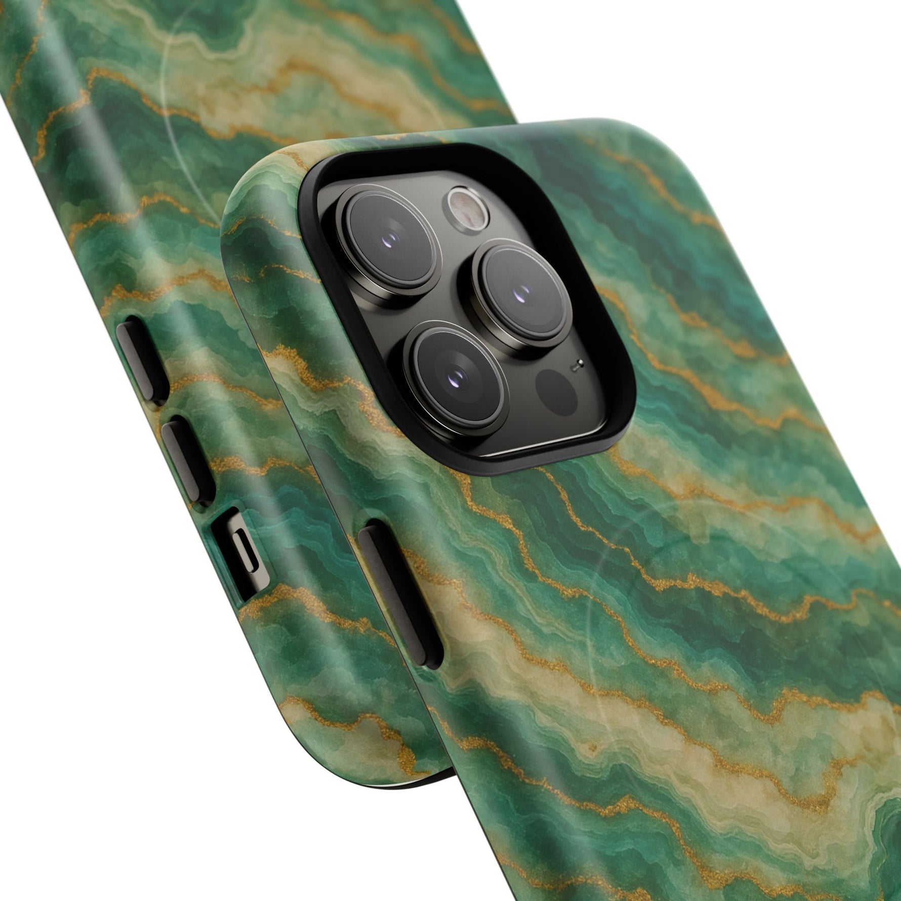 Green Marble iPhone Case with MagSafe  Shamo's