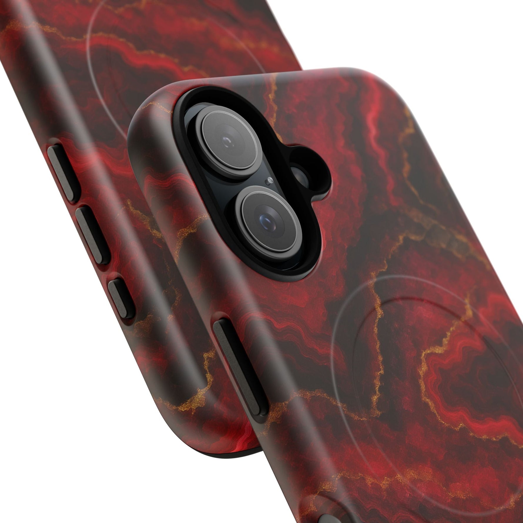 Red Marble iPhone Case with MagSafe  Shamo's