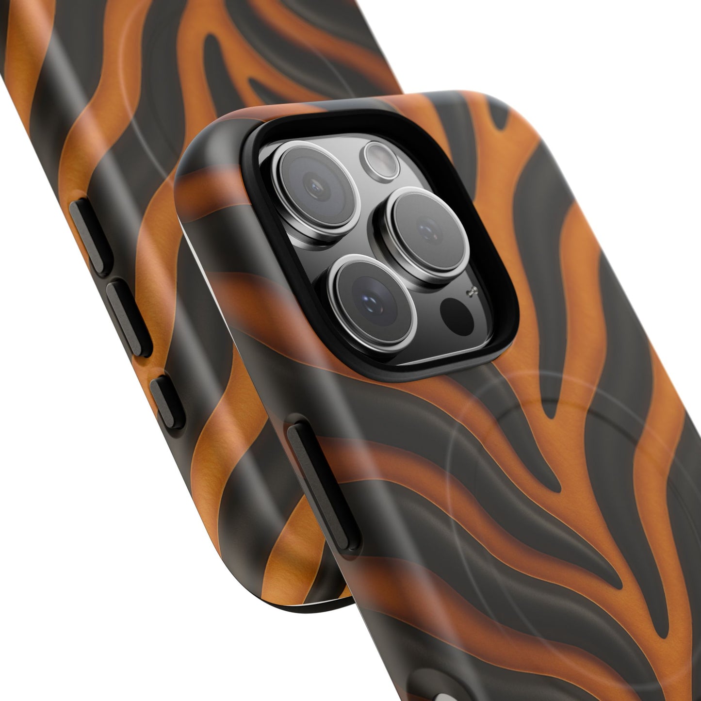 Fierce Tiger Striped iPhone Case - Works with MagSafe