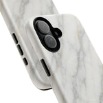 Classic White Marble iPhone Case with MagSafe  Shamo's