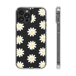 Clear Daisy Floral Phone Case, Impact-Resistant, Anti-Yellowing, Camera & Screen Protection - iPhone 12 Pro Max / Without gift packaging - Shamo's