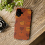Fall Pumpkin & Coffee iPhone Case  Shamo's