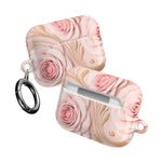 Rose Gold Floral AirPods Case