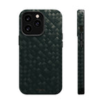 Dark Carbon Fiber Texture Magnetic Impact-Resistant iPhone Case | MagSafe compatible - iPhone 13 Pro / Matte - Shamo's