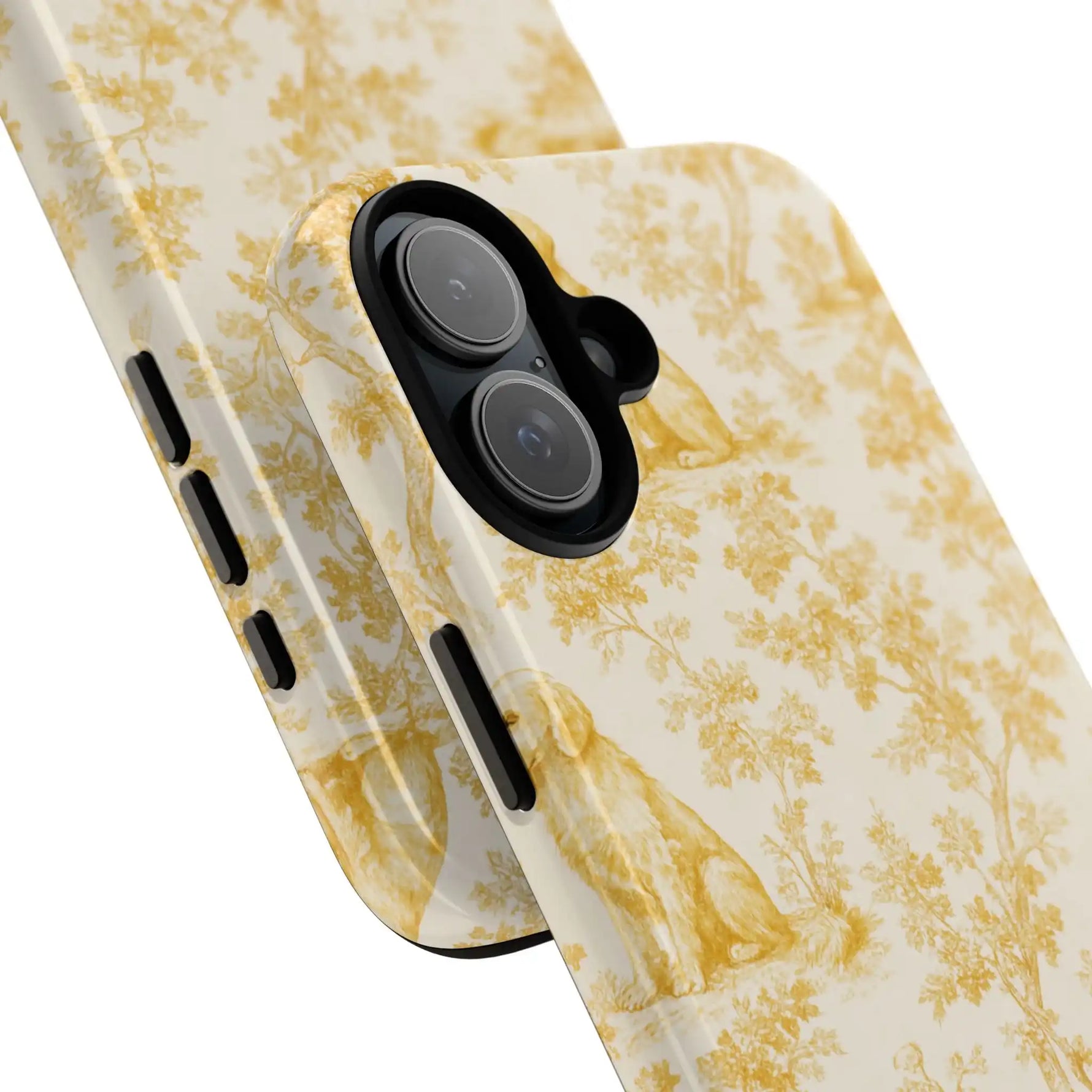 Golden Retriever Pattern Phone Case — Impact Resistant Tough Cases