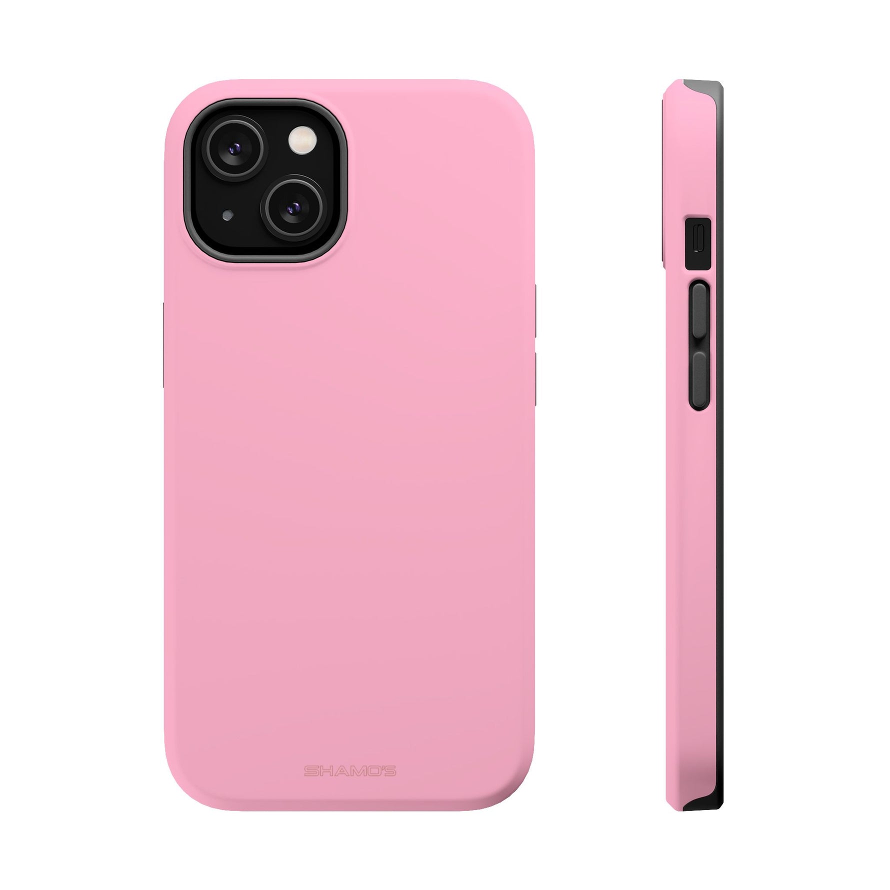 Cotton Candy Pastel Pink Impact-Resistant Phone Case | Slim Protective MagSafe-Compatible Cover
