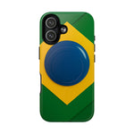 Brazil Flag iPhone Case | MagSafe - Shamo's