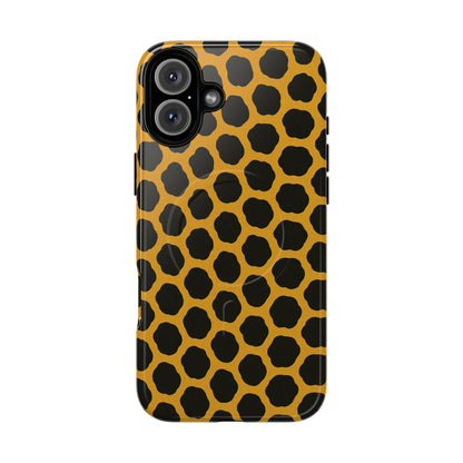 Stylish Leopard Pattern Magnetic iPhone Case | Compatible with MagSafe