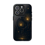 Gold Fireworks Celebration iPhone Case with MagSafe - Shamo's
