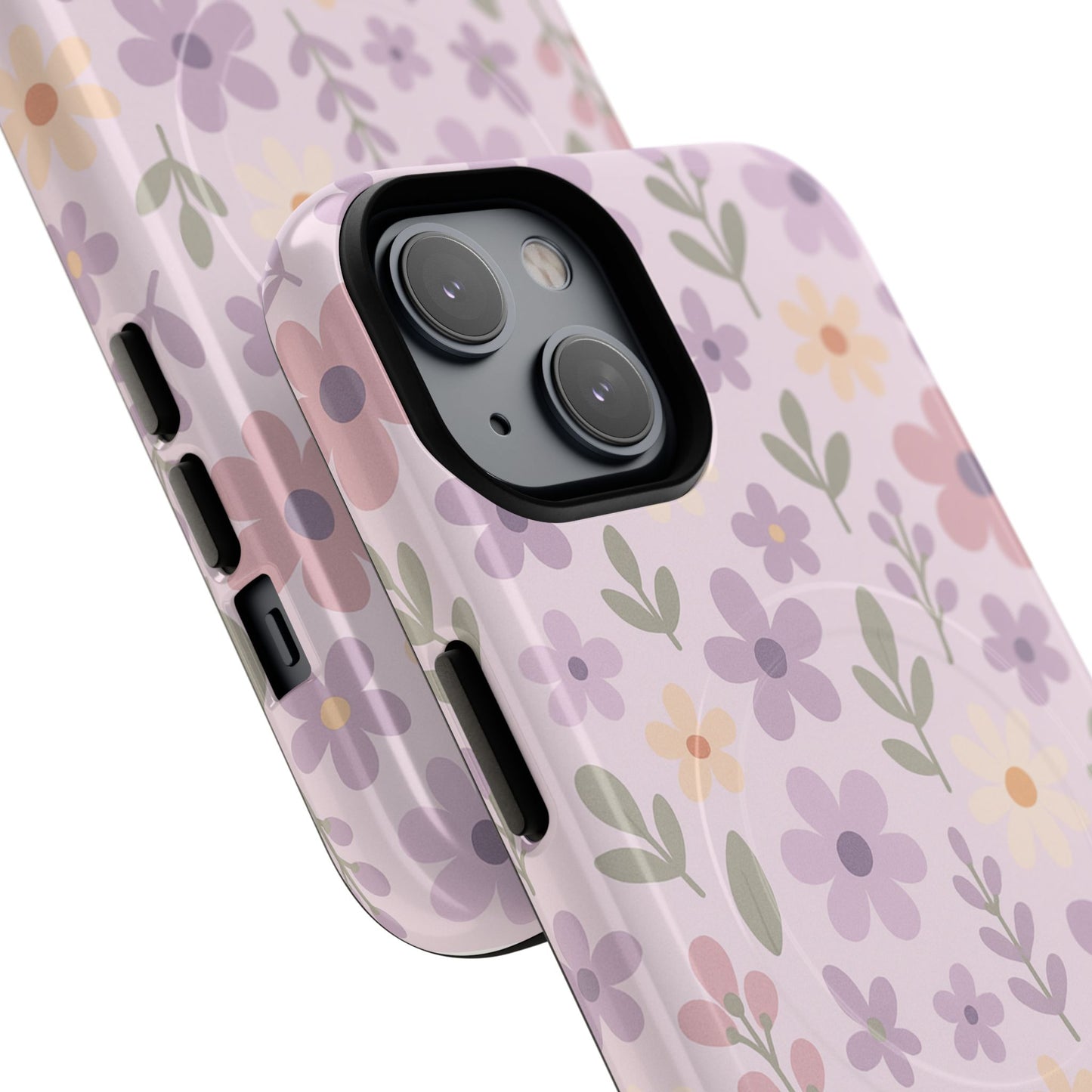Floral Magnetic | Compatible with MagSafe Phone Case - Stylish and Durable Protection