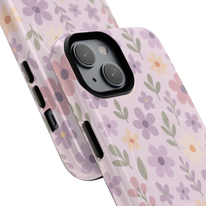 Floral Magnetic | Compatible with MagSafe Phone Case - Stylish and Durable Protection