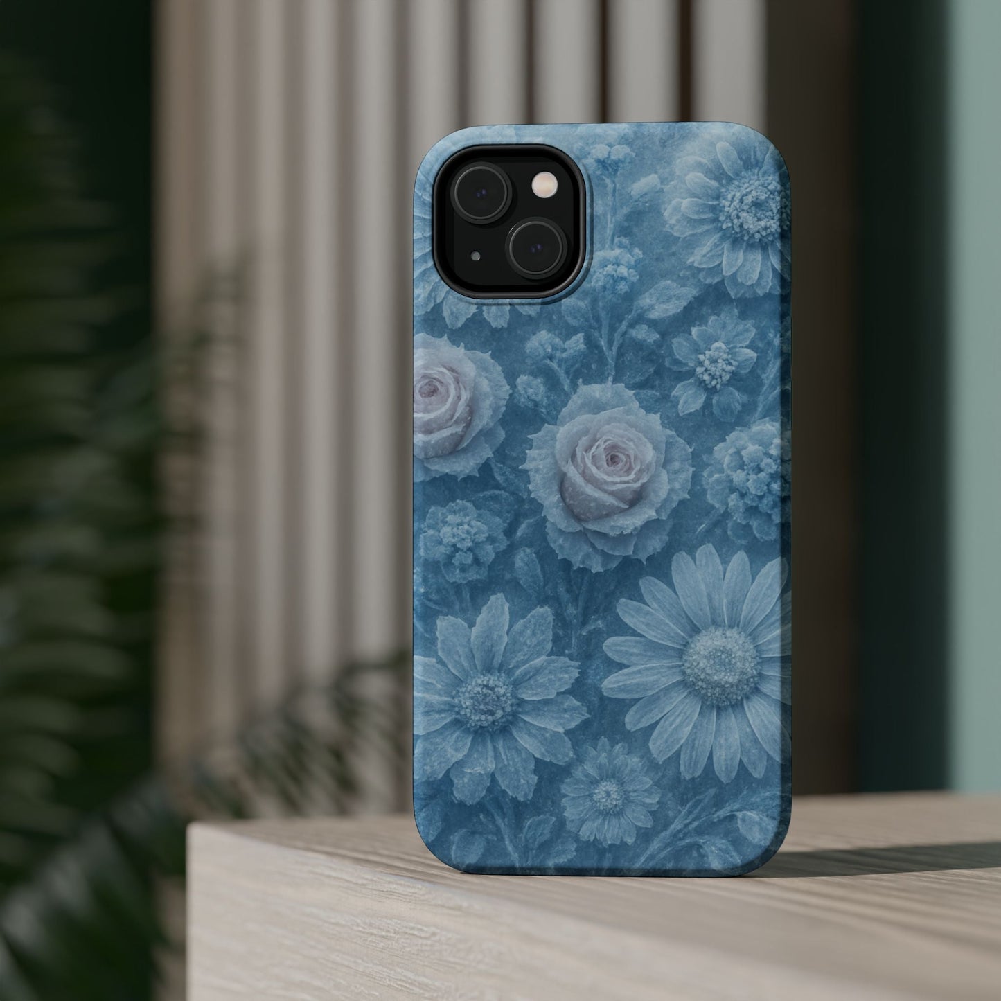 Frozen Beauty Floral Rose iPhone Case | MagSafe compatible  Shamo's