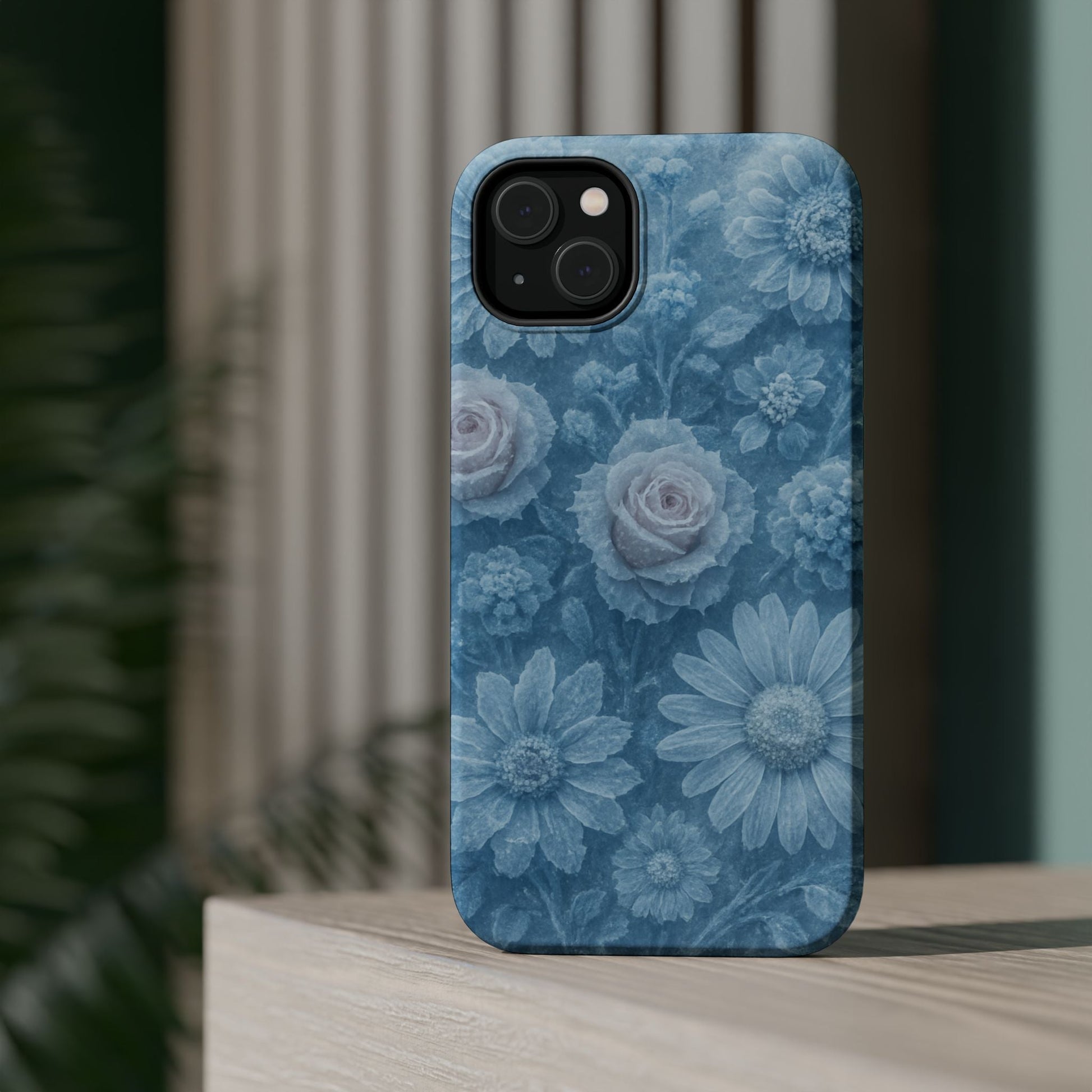 Frozen Beauty Floral Rose iPhone Case | MagSafe compatible  Shamo's