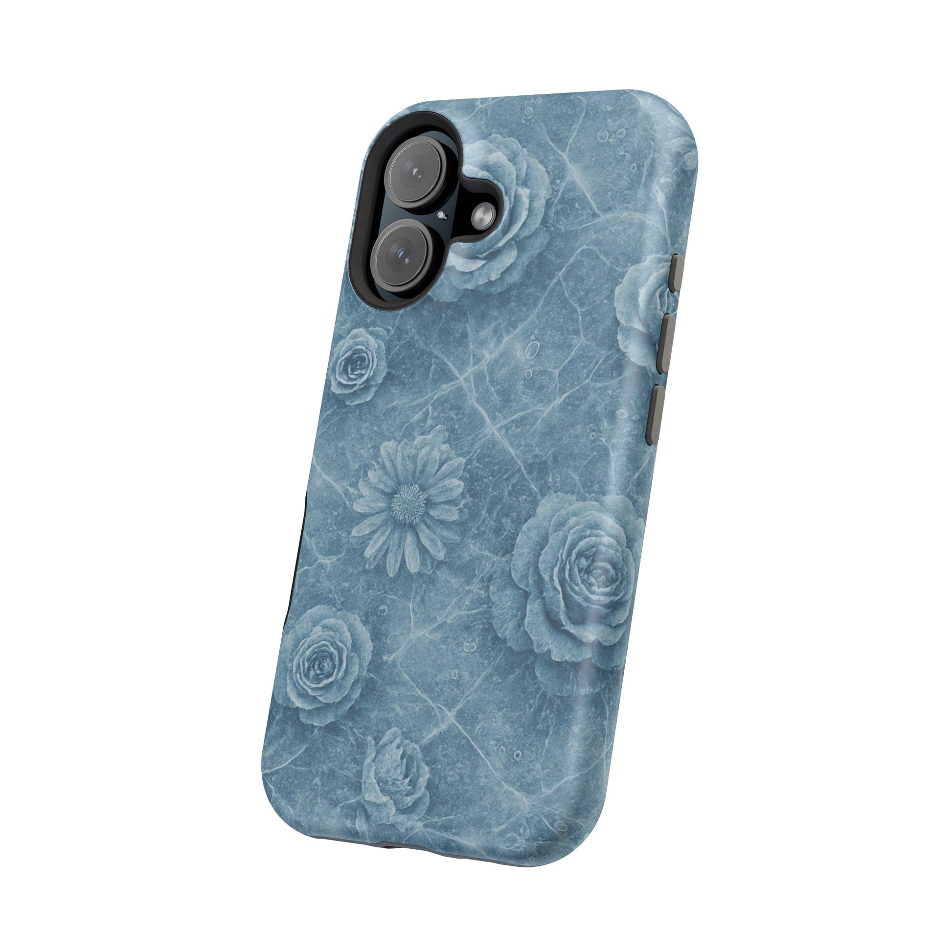 Frozen Flower Impact-Resistant iPhone Case — MagSafe Compatible  Shamo's