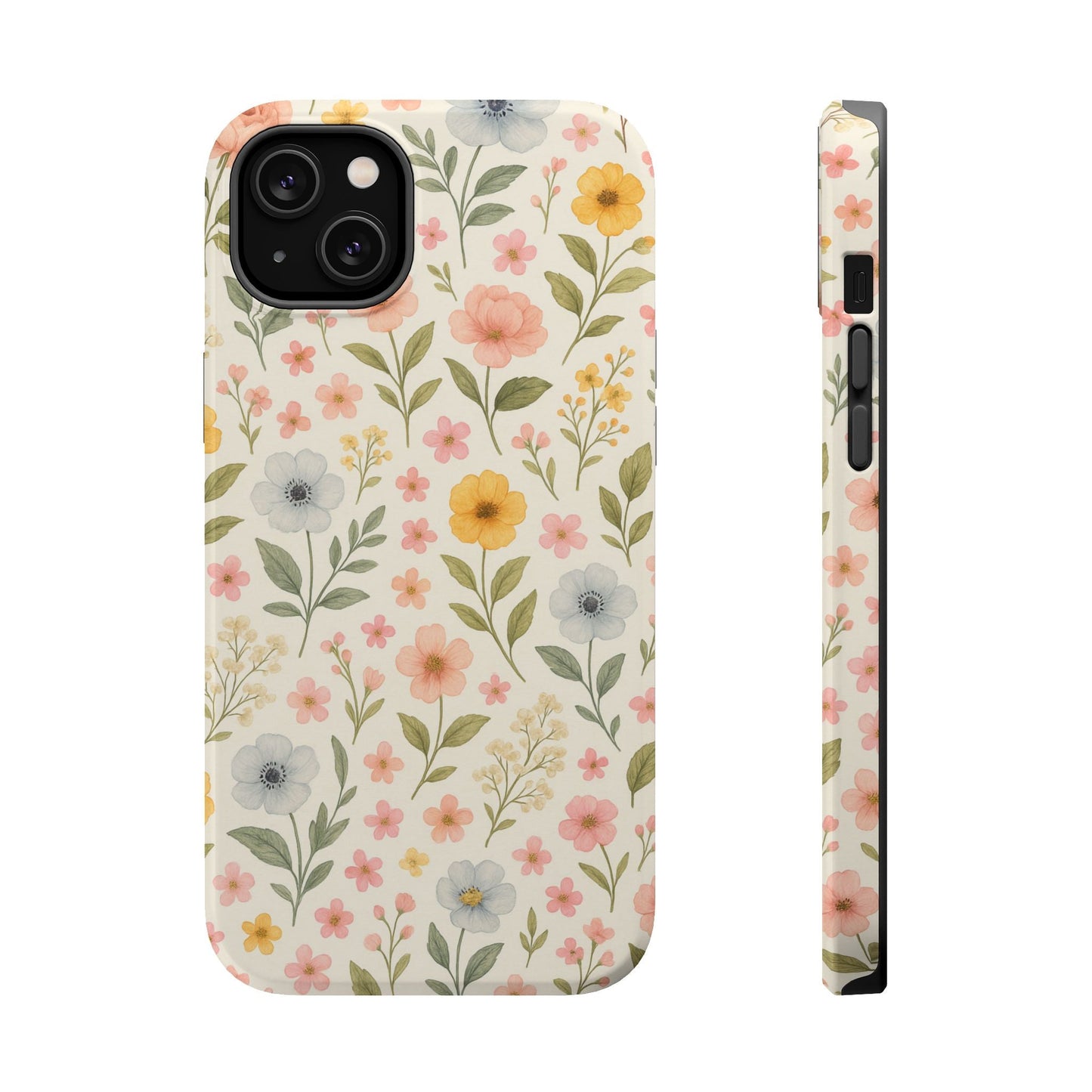 Floral Garden Impact iPhone Case with MagSafe compatibility  Shamo's iPhone 14 Plus / Glossy