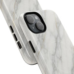 Classic White Marble iPhone Case with MagSafe - Shamo's