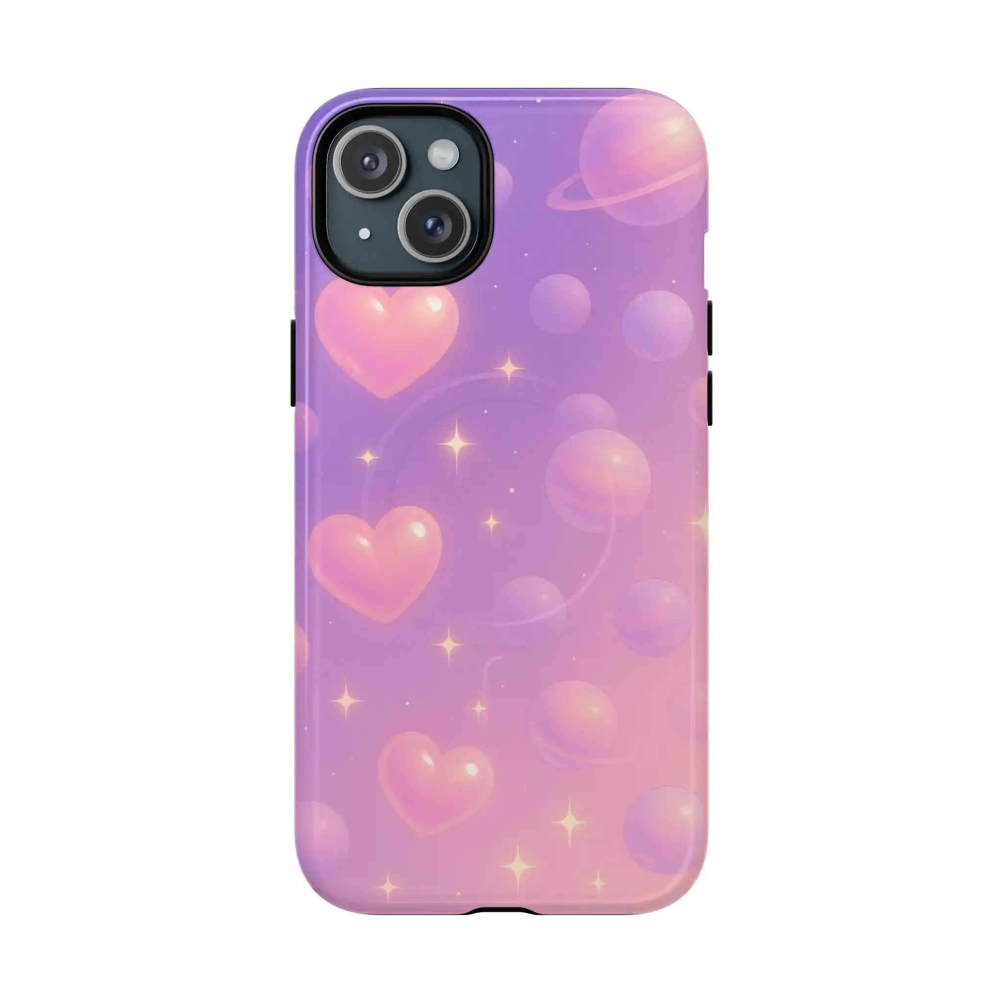 Galactic Hearts iPhone Case with MagSafe - Shamo's
