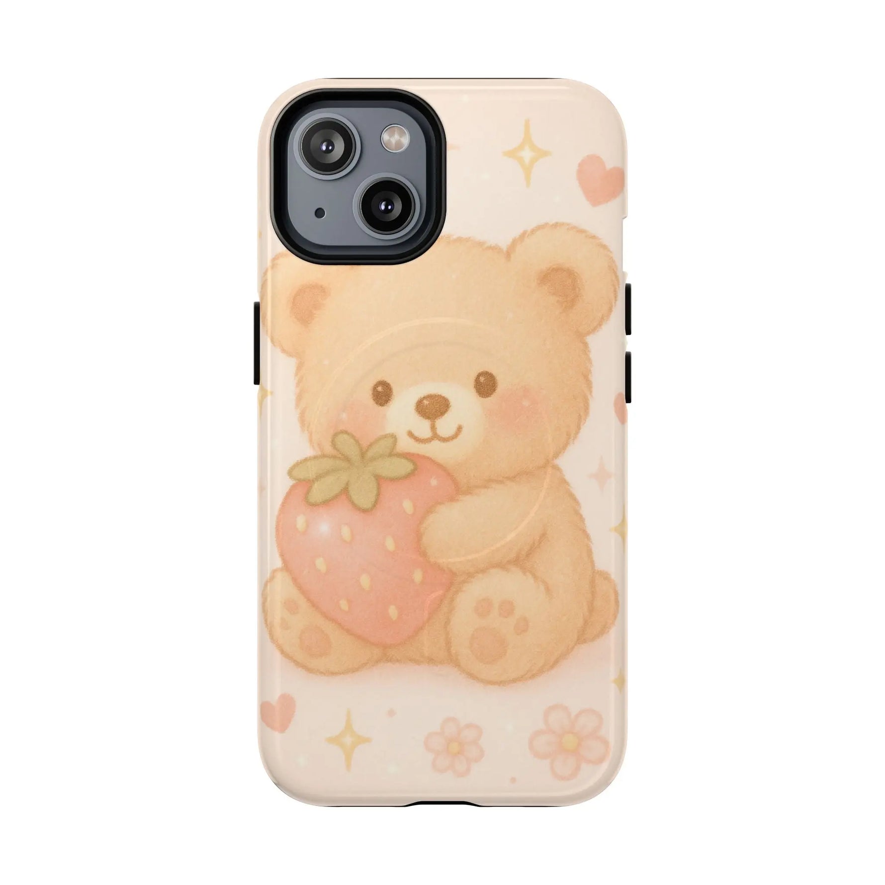 Strawberry Teddy iPhone Case with MagSafe - Shamo's