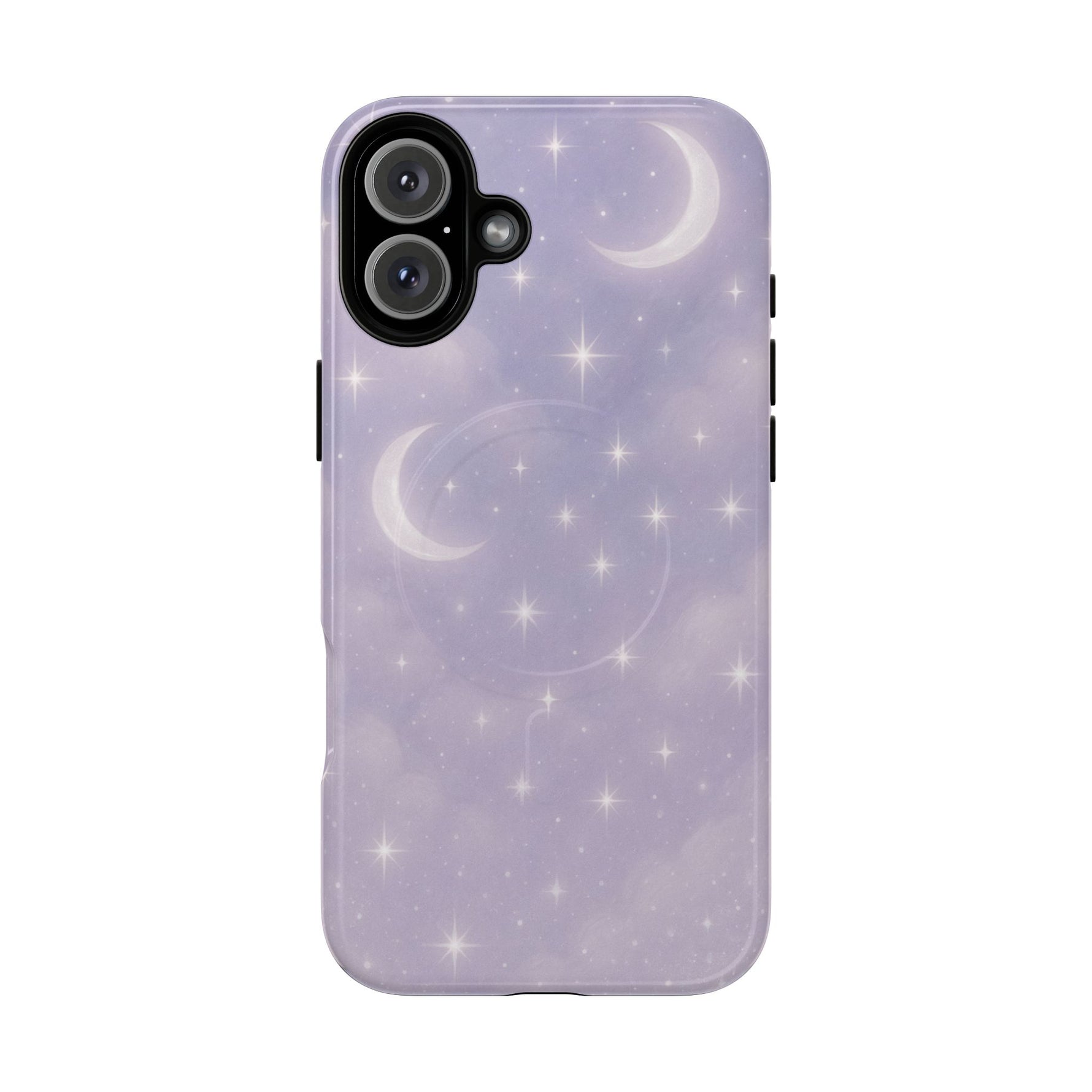 Celestial Lavender iPhone Case — Moon & Stars MagSafe Compatible - Shamo's