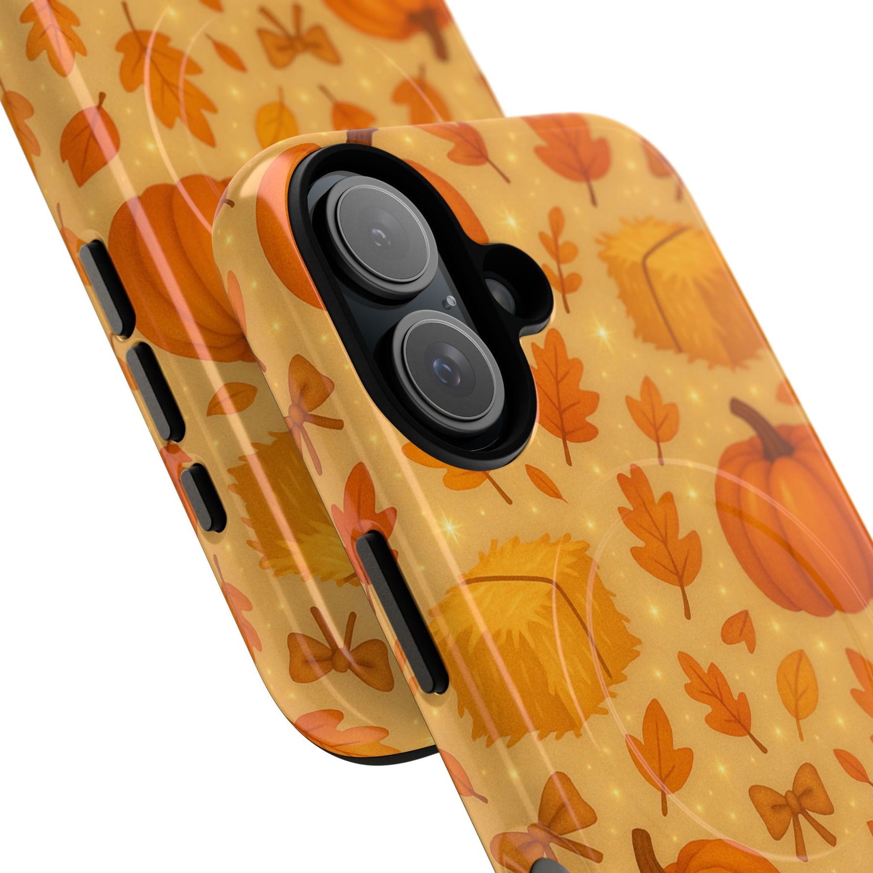 Autumn Harvest iPhone Case — Pumpkin & Haystack Fall with MagSafe  Shamo's