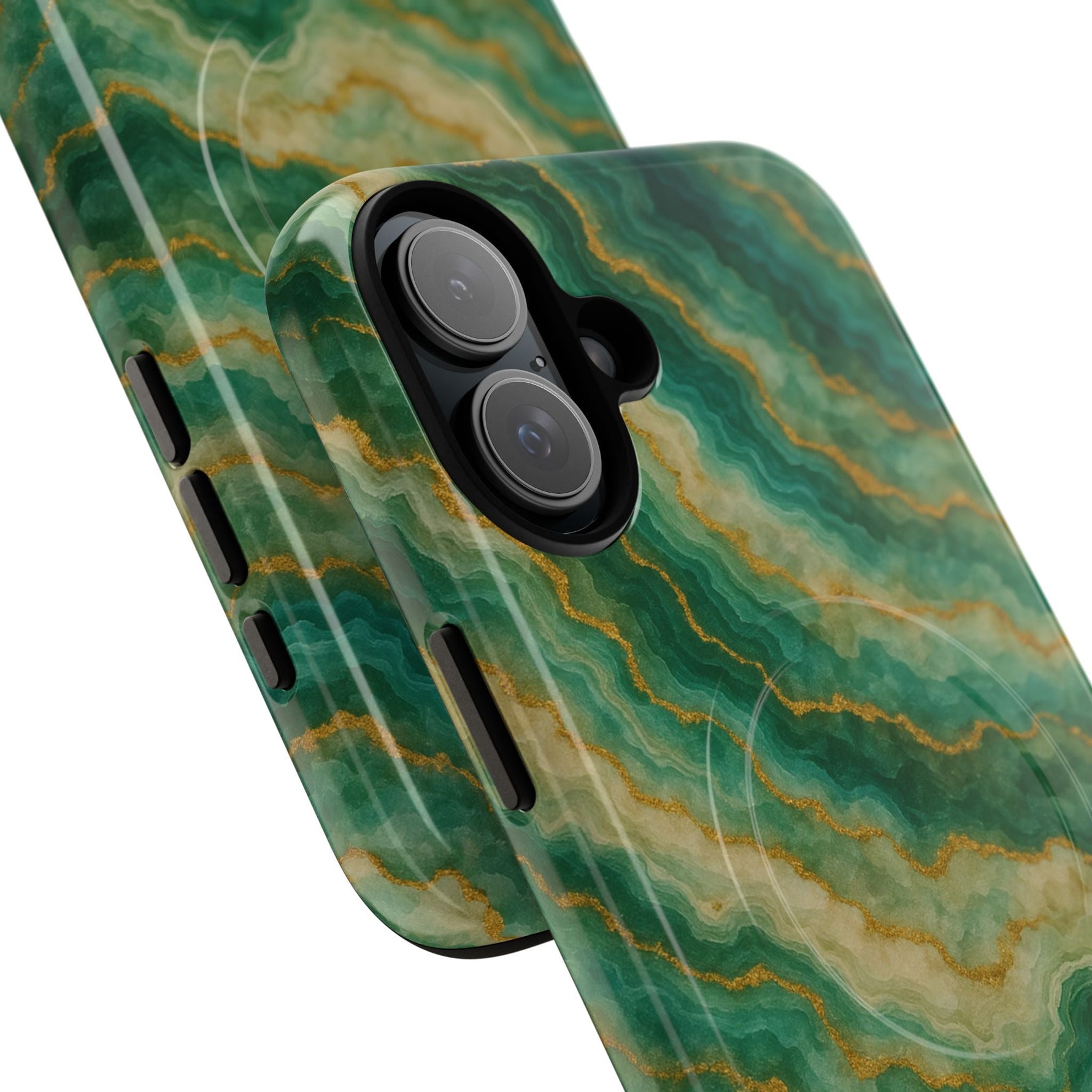 Green Marble iPhone Case with MagSafe  Shamo's