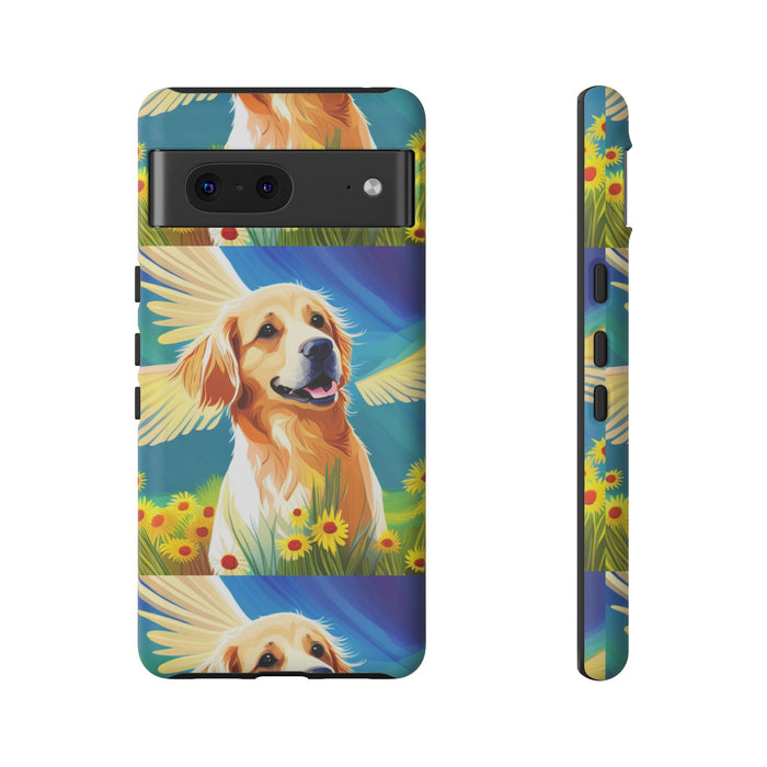 Tough Cases Golden Retriever with Wings Phone case