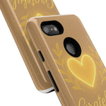 Grateful Heart iPhone Case — Warm Neon Heart  Shamo's