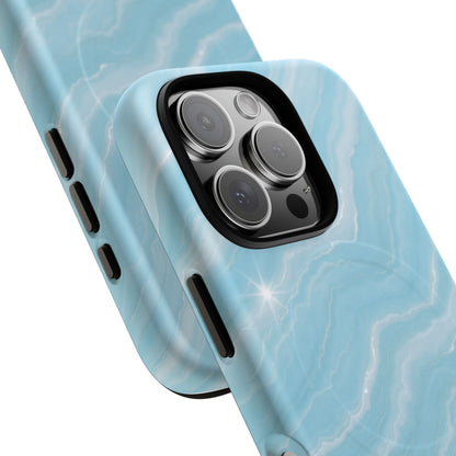 Sky Glow Marble iPhone Case with MagSafe
