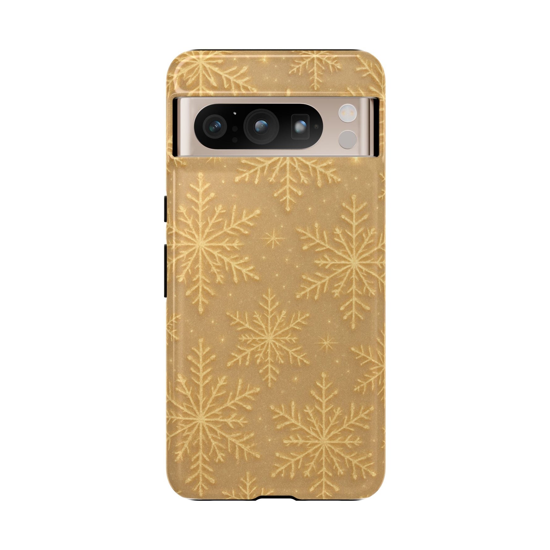 Golden Snowflake Holiday iPhone Case  Shamo's Google Pixel 8 Pro / Glossy