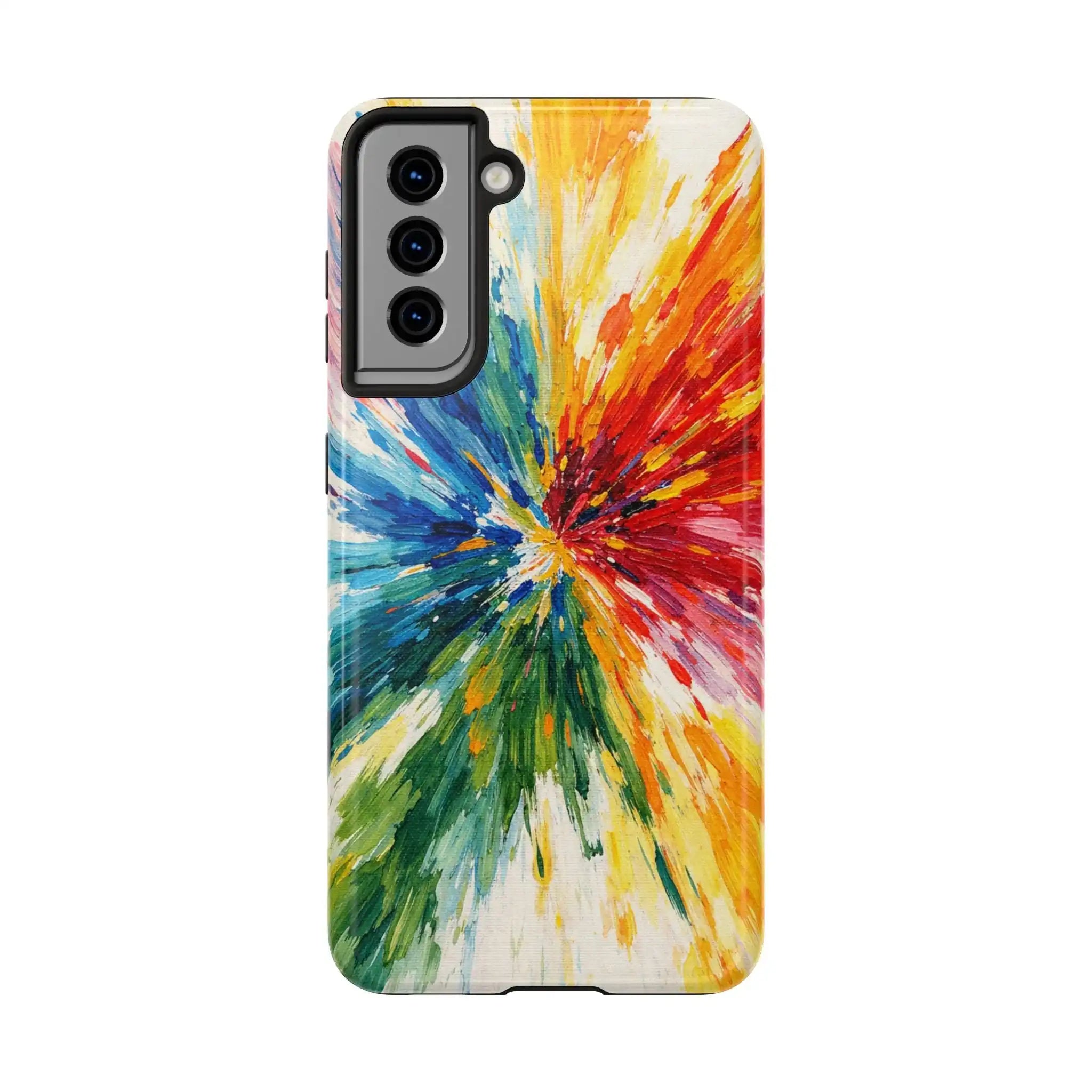Vibrant Abstract Paint Explosion Impact Phone Case  Shamo's Samsung Galaxy S21