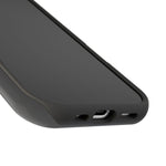 Charcoal Ink Black Solid Color Impact-Resistant iPhone Case | Slim Shockproof Magsafe-Compatible