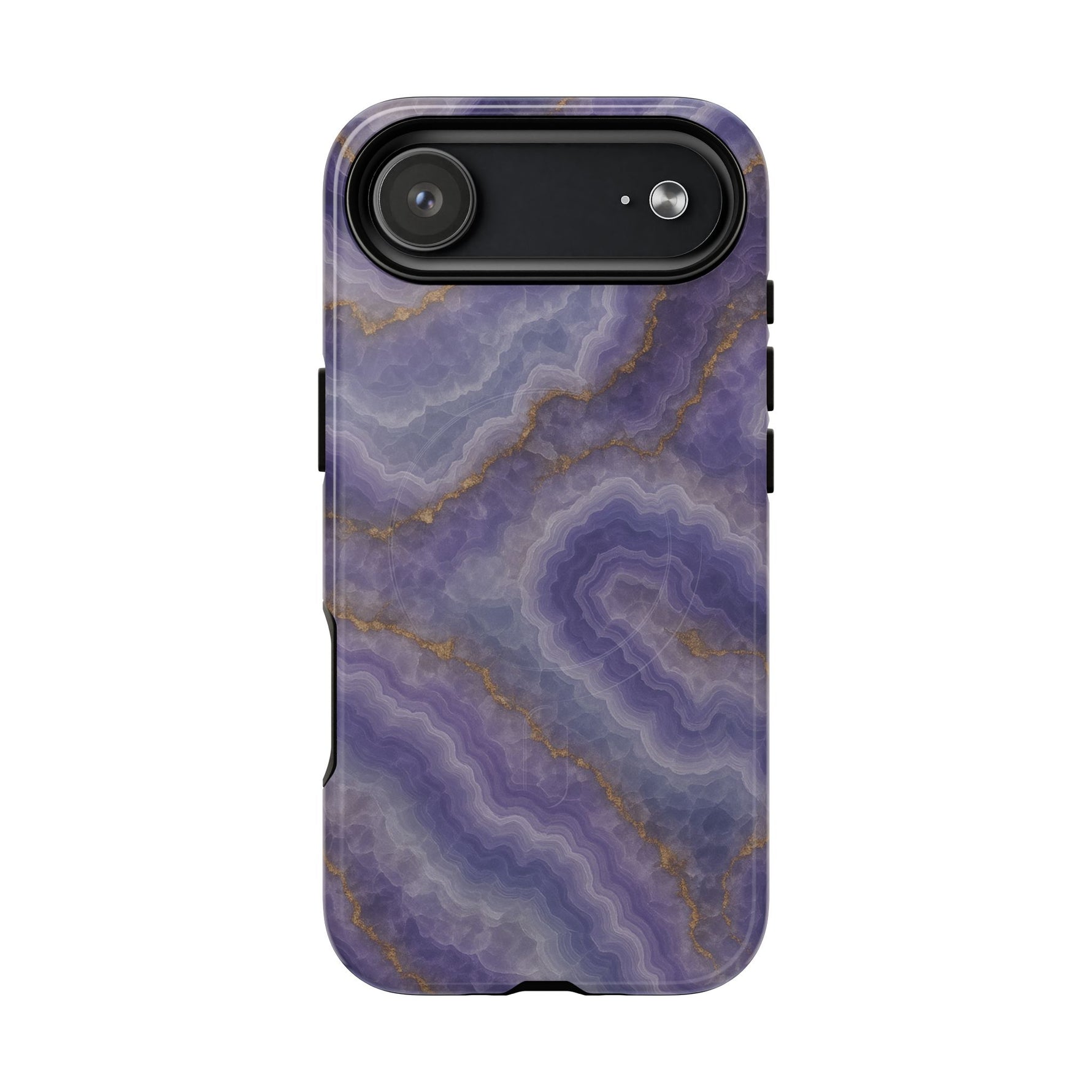 Purple Agate Marble iPhone Case with MagSafe - Shamo's