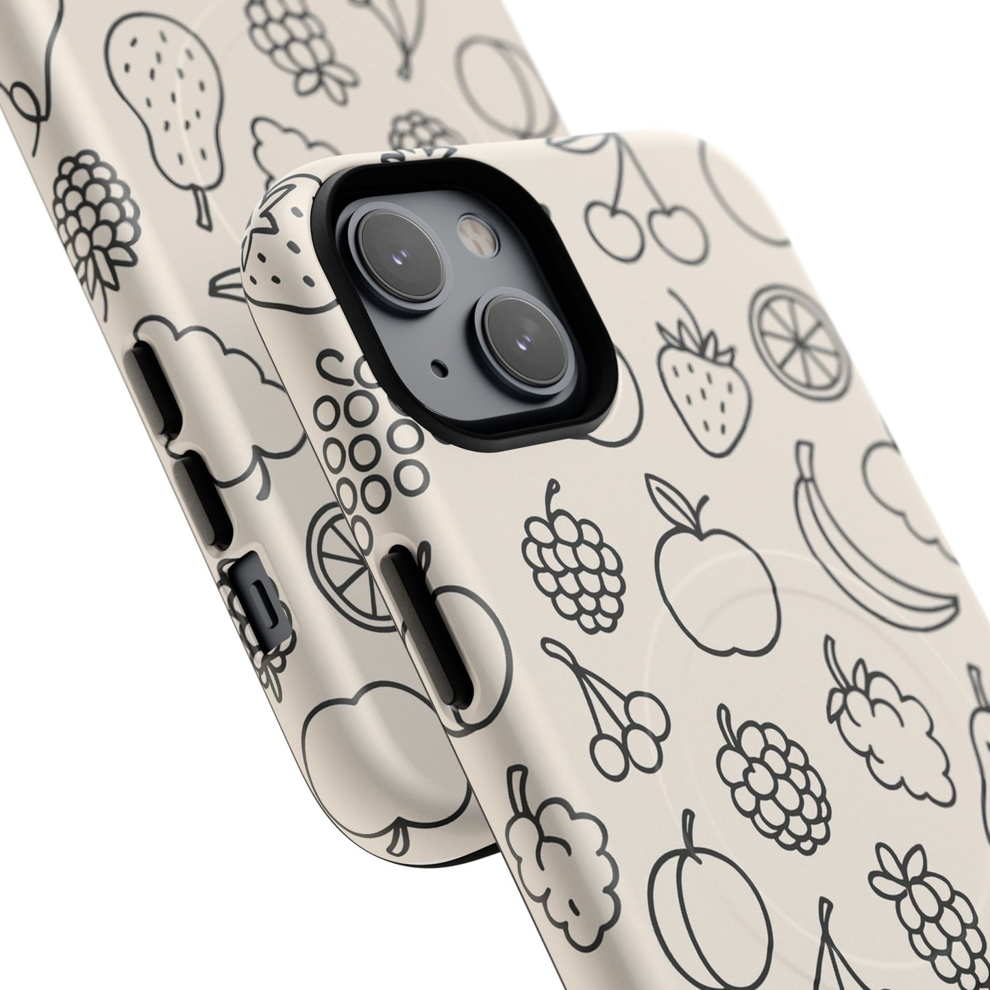 Fruit Pattern Tough iPhone Case | Compatible with MagSafe