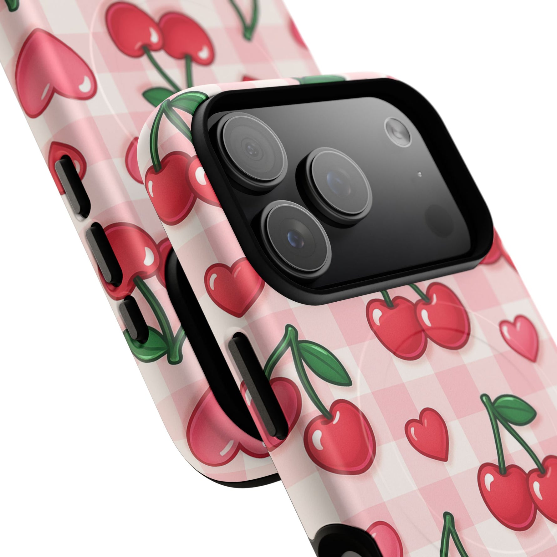 Y2K Cherries & Hearts iPhone Case | MagSafe - Shamo's