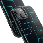Neon Grid Magnetic Impact-Resistant iPhone Case | MagSafe compatible  Shamo's