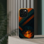 “Geometry of Becoming” Abstract iPhone MagSafe Case — Magnetic Impact-Resistant  Shamo's