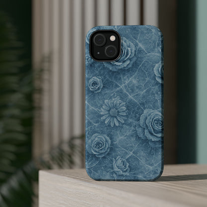 Frozen Flower Impact-Resistant iPhone Case — MagSafe Compatible  Shamo's