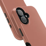 Terracotta Rose MagSafe Compatible Impact-Resistant iPhone Case