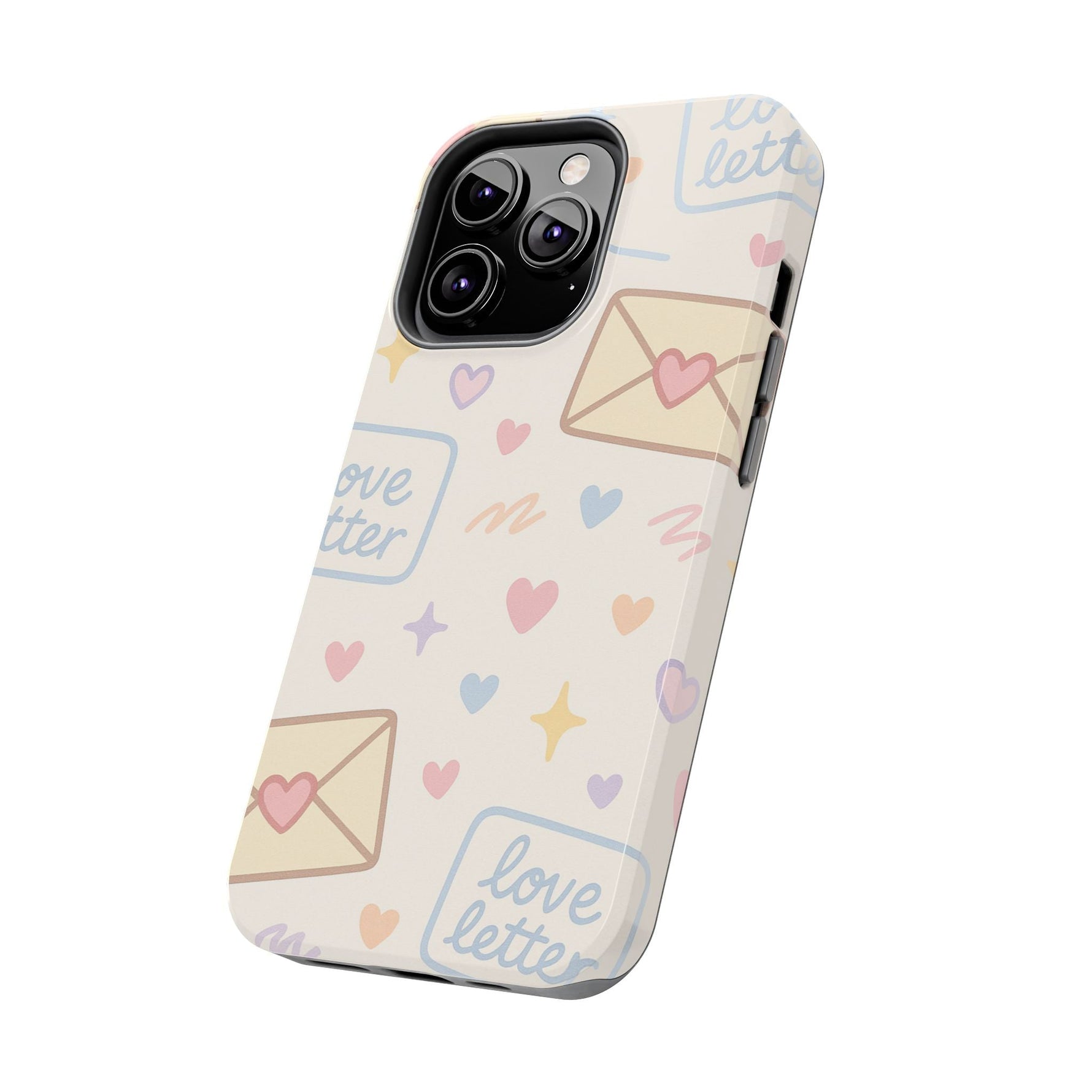 Pastel Love Letter Hearts Impact Phone Case  Shamo's