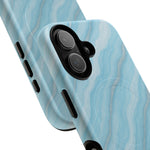 Sky Blue Marble iPhone Case with MagSafe  Shamo's