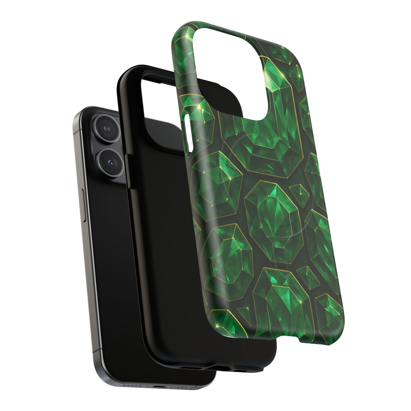 Luxury Series Emerald Gem iPhone Case with MagSafe - Shamo's