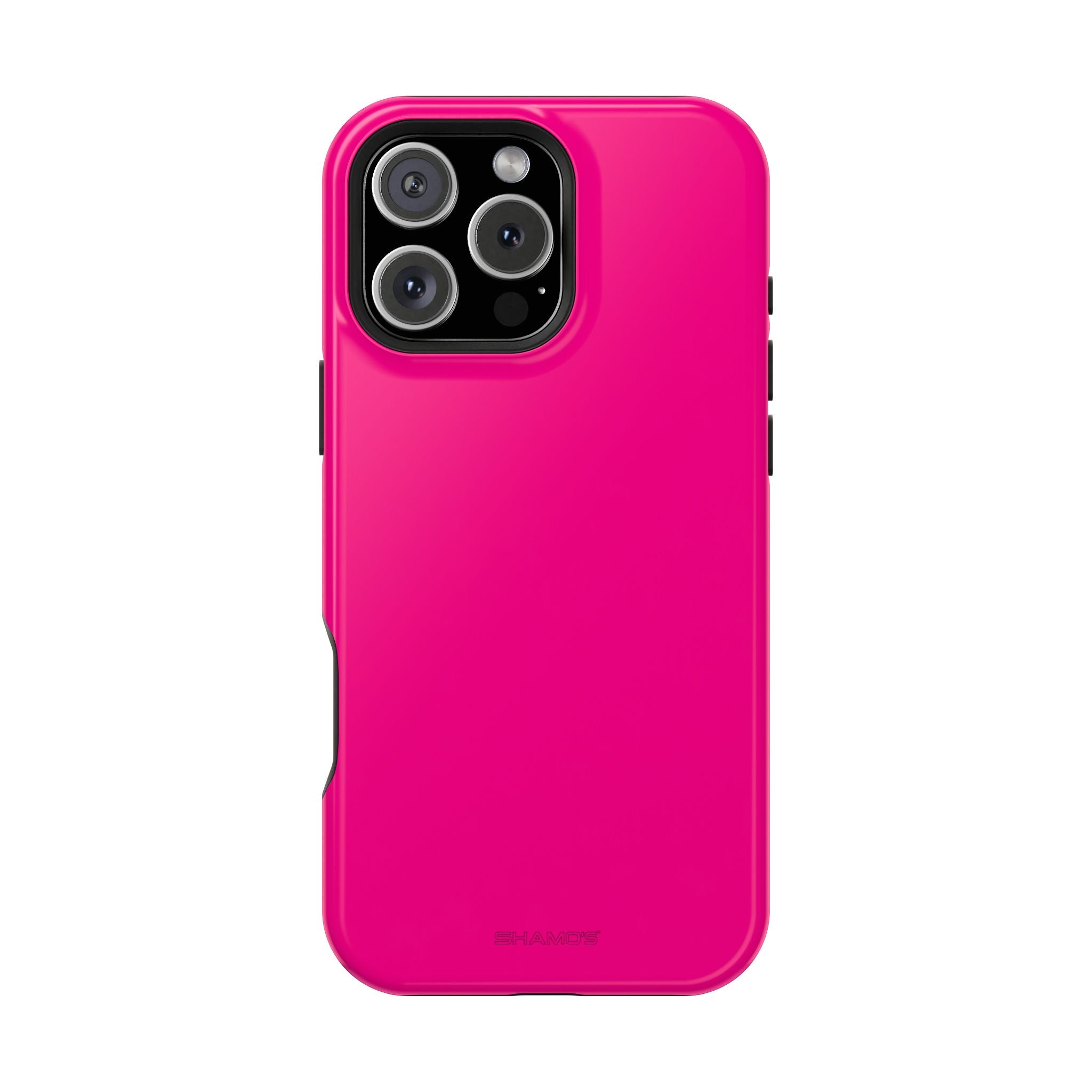 Plain hot pink phone case