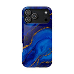 Blue Gold Marble Phone Case  Shamo's iPhone 17 Pro Max / Glossy / Without gift packagin
